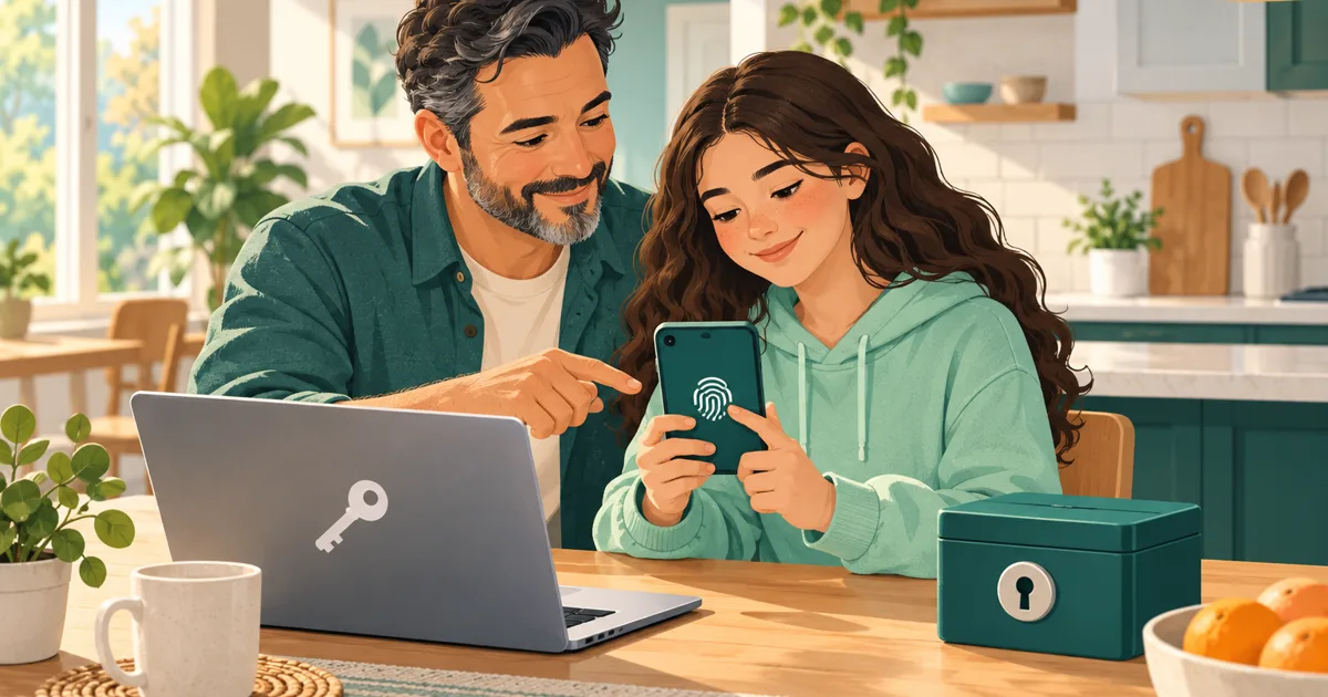 Passkeys explained: Should your family switch? — illustration