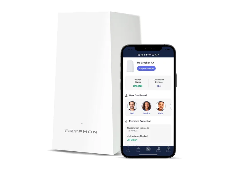 Gryphon AX WiFi 6 Parental Control Router product photo